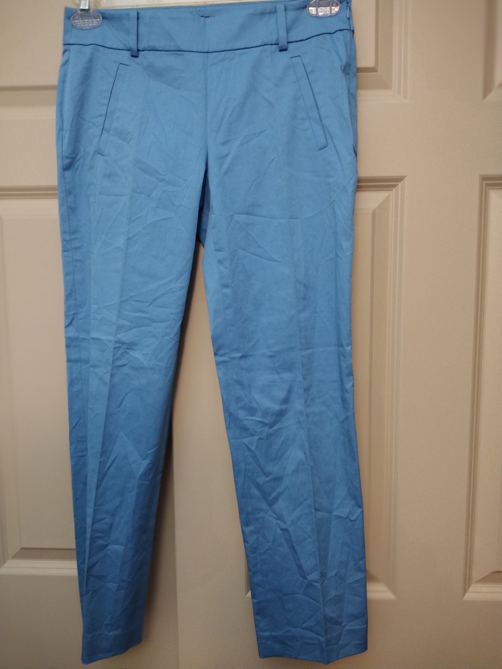 Ann Taylor Sky Blue Straight Dress Pants